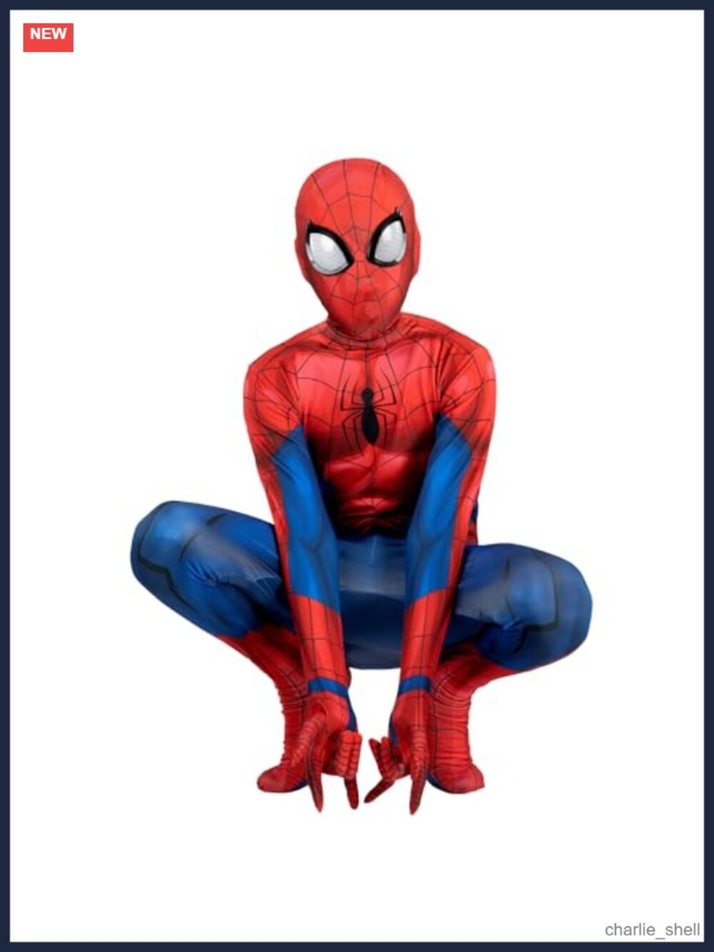 Spider-Man Youth Deluxe Zentai Costume Two-Way Stretch Spandex Halloween